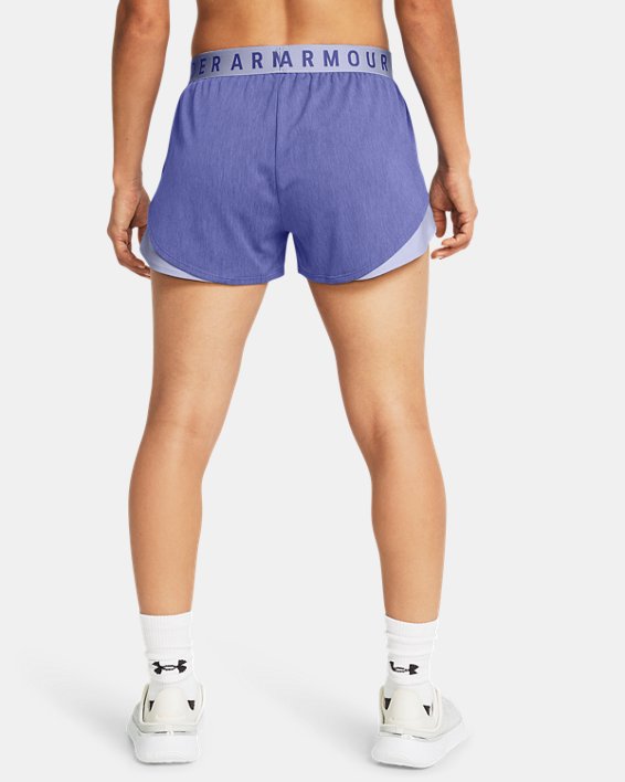 Women's UA Play Up 3.0 Twist Shorts in Purple image number 1